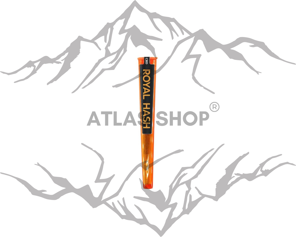 Pré-roulé CBD – Le Royal Hash – 1 gr – en tube – Spliff ®