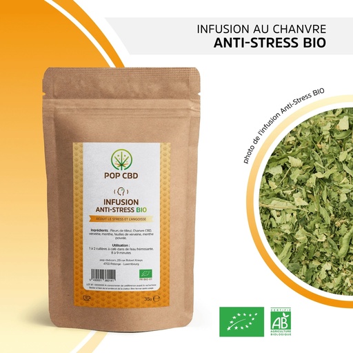 Infusion CBD Chanvre ANTI-STRESS