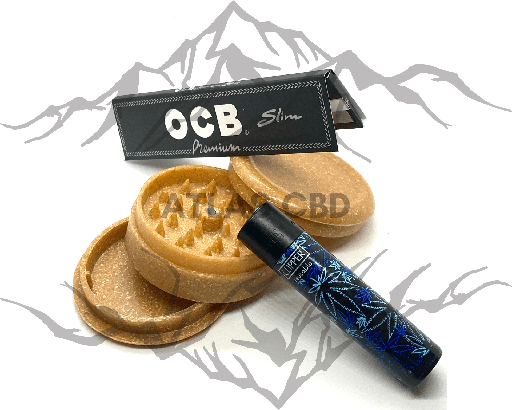 Kit grinder-briquet-feuilles